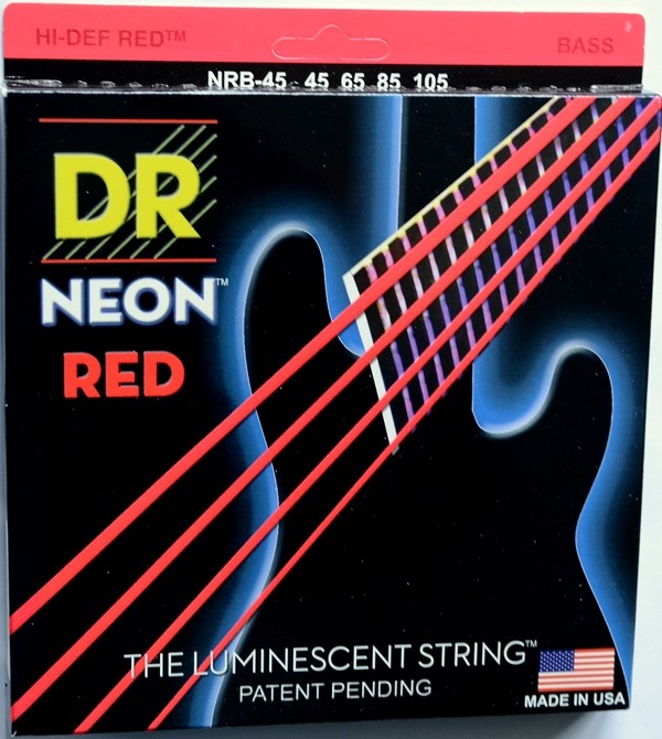 DR strings NRB-45 Neon red